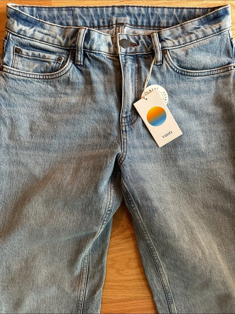 Vuori Light Blue Slim Straight Men's Jeans